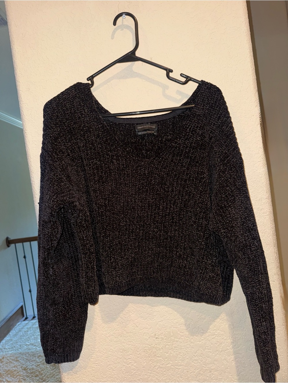 Urban Outfitters Black Off the shoulder Sweater
